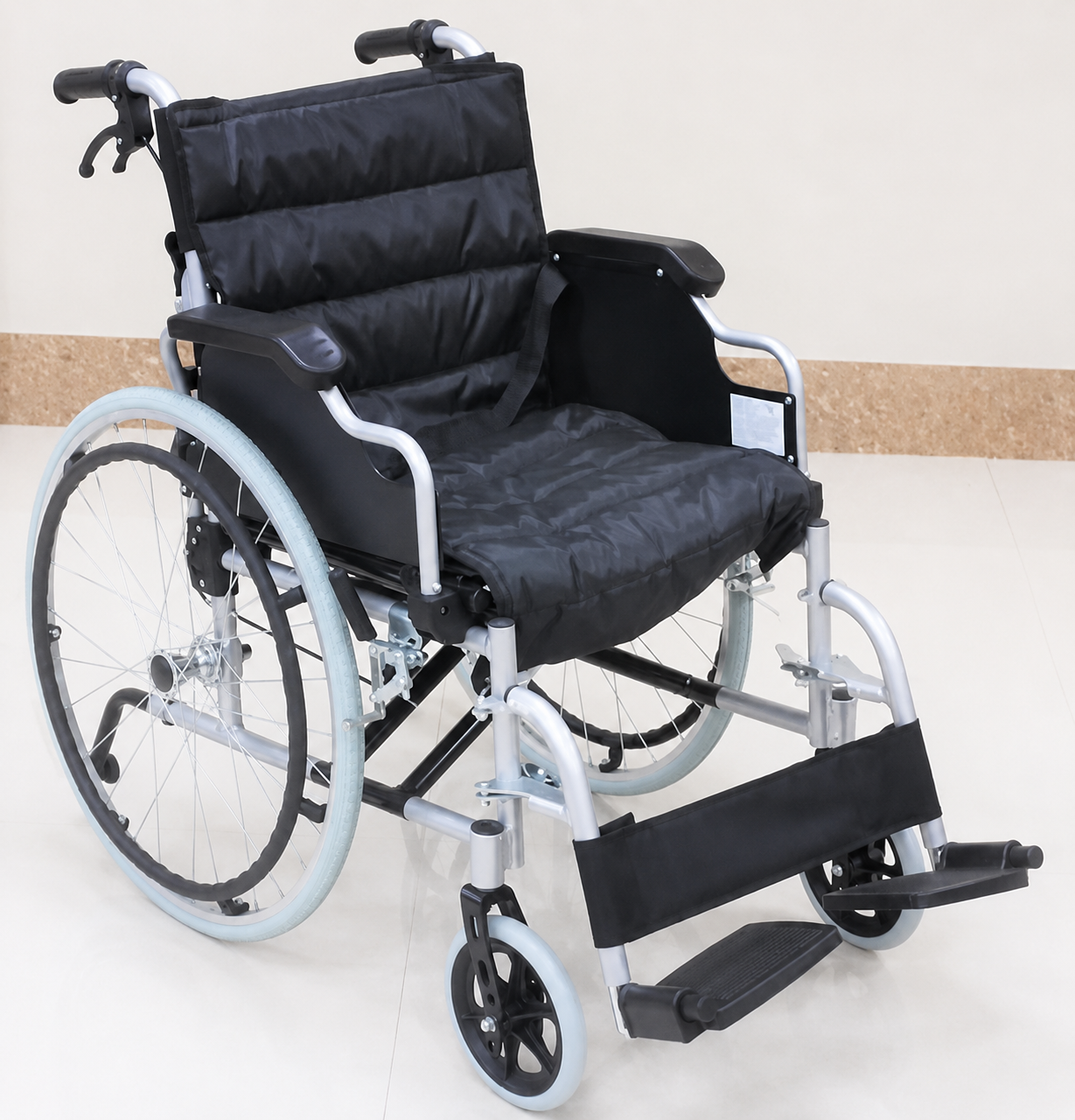 WHEELCHAIR ALUMINIUM ARM &amp;amp; FOOT REST REMOVABLE