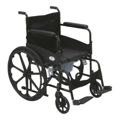 WHEELCHAIR COMMODE (U-CUT) POWDER COATED